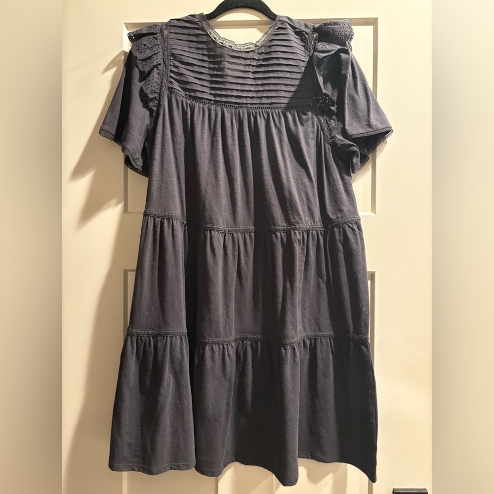 Matilda Jane/Good Hart Slate Navy McKinney  Dress - Large